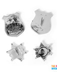 Deluxe Police Badges (4pk)