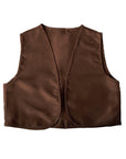 Children's Dark Brown Colonial Vest