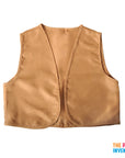 Children's Light Brown Colonial Vest