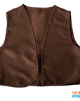 Adult Dark Brown Colonial Vest