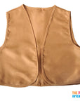 Adult Light Brown Colonial Vest