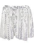 Silver Sparkly Skirt