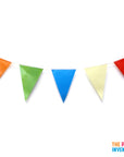 Plain Bunting Flags (Multicolour)