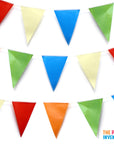 Plain Bunting Flags (Multicolour)