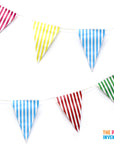 Stripe Bunting Flags (Multicolour)