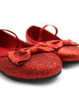 Children's Red Glitter Shoes