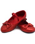 Children's Red Glitter Shoes
