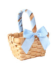 Little Woven Basket with Ribbon