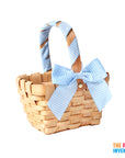 Little Woven Basket with Ribbon