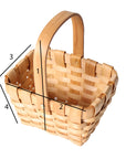 Little Woven Basket with Ribbon