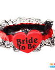 Red Bride to Be Leg Garter