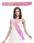 Birthday Girl Party Sash