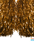 Copper Orange Metallic Pom Poms