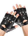 Punk Gloves (Faux Leather with Studs)