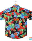 Adult Hawaiian Shirt (Orange Hibiscus)