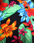 Adult Hawaiian Shirt (Orange Hibiscus)
