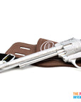 Silver Revolver and Holster Set