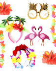 Hawaiian Photo Prop Party Kit