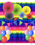 Rainbow Party Decoration Kit (Dark Pastel)