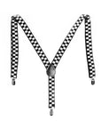 Black and White Checkered Suspender