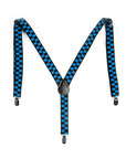 Black and Blue Checkered Suspender