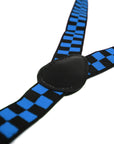Black and Blue Checkered Suspender