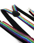 Rainbow Glitter Suspender