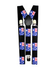 Australian Flag Suspenders