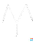 White Sequin Suspender