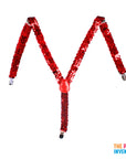 Red Sequin Suspender