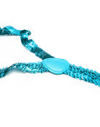 Blue Sequin Suspender