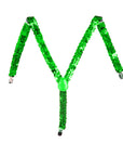 Green Sequin Suspender