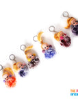 Fluffy Pom Pom Key Ring with Doll