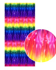 Pastel Rainbow Tinsel Curtain (Dark)