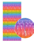 Pastel Rainbow Tinsel Curtain (Light)