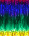 Rainbow Metallic Curtain (Horizontal)