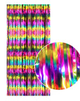 Rainbow Iridescent Metallic Curtain