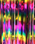 Rainbow Iridescent Metallic Curtain