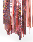 Pink Gold Sparkly Metallic Curtain