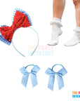 Blue Gingham Girl Accessory Kit
