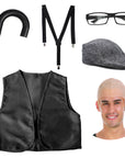 Old Man Grandpa Costume Kit (Children/Adult)