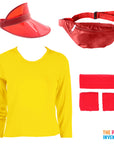 Adult Life Guard Man Costume Kit