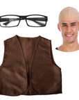 Bald Grandpa Costume Kit (Children/Adult)