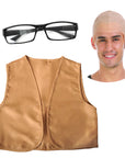 Bald Grandpa Costume Kit (Children/Adult)