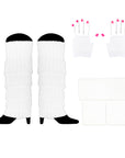 1980s Basics Costume Accessory Kit (White)