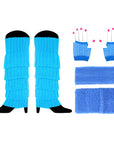 1980s Basics Costume Accessory Kit (Blue)