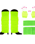 1980s Basics Costume Accessory Kit (Green)