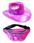 Space Cow Girl Costume Accessory Kit (Hot Pink)