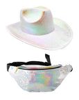 Space Cow Girl Costume Accessory Kit (White/Silver)
