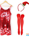 Ladies Merry Christmas Costume Kit